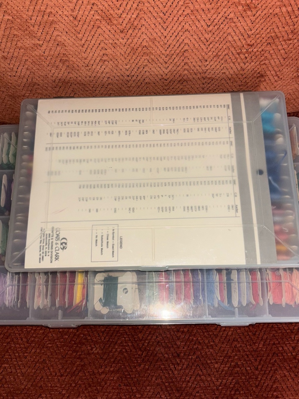 Assorted Embroidery Thread and Organizer Pack  Approximately 300 Cards of Thread - Picture 7 of 9